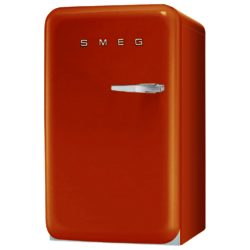 Smeg FAB10LO 55cm Fridge with Ice Box in Orange with Left Hand Hinge